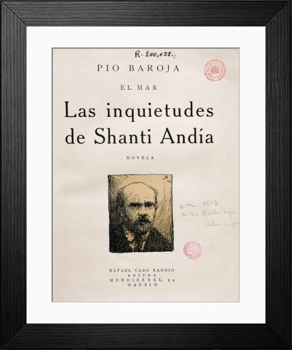 Framed Print : BAROJA NESSI, Pѯ(1872-1956) Framed Print : BAROJA NESSI, Pѯ(1872-1956)