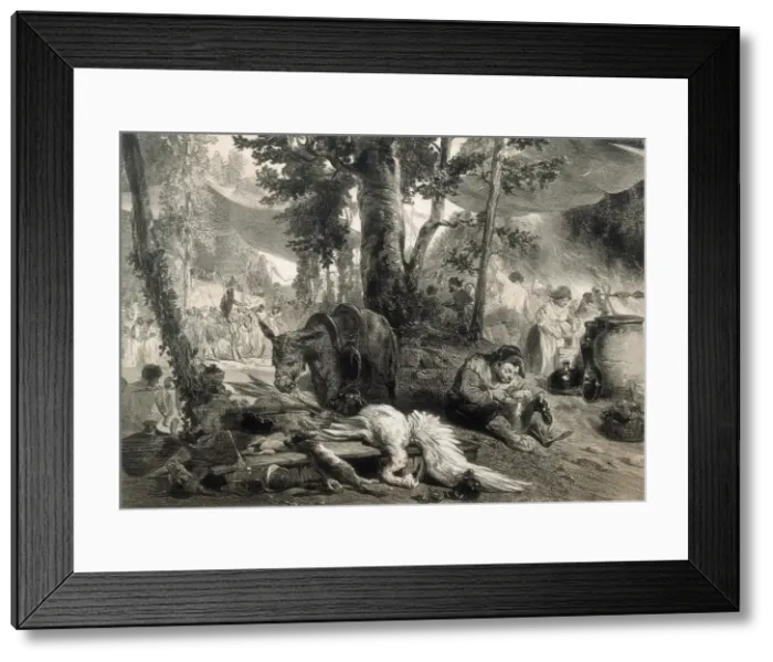 Framed Print : NANTEUIL, CelestѮ(1813-1873) Framed Print : NANTEUIL, CelestѮ(1813-1873)