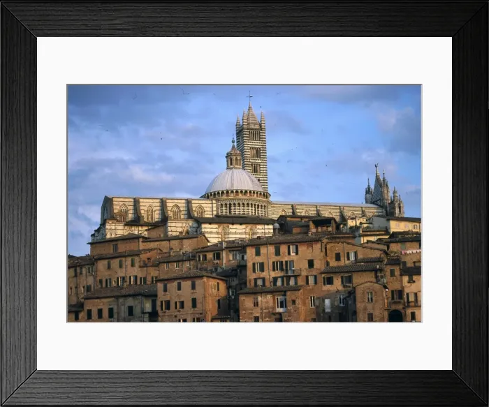 Framed Print : Duomo di Siena. 1150-1380. ITALY. Siena. Cathedral Framed Print : Duomo di Siena. 1150-1380. ITALY. Siena. Cathedral