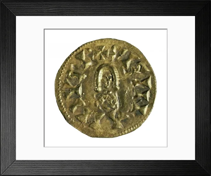 Framed Print : Hispanic-Visigothic triens of Sisenand of Framed Print : Hispanic-Visigothic triens of Sisenand of
