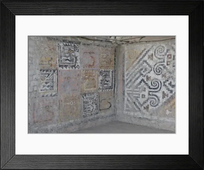 Framed Print : PERU. LA LIBERTAD. El Brujo Archaeological Complex Framed Print : PERU. LA LIBERTAD. El Brujo Archaeological Complex