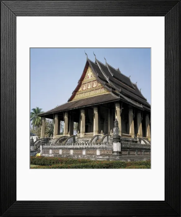 Framed Print : LAOS. VIENTIANE. Vientiane. Haw Phra Kaew or Framed Print : LAOS. VIENTIANE. Vientiane. Haw Phra Kaew or
