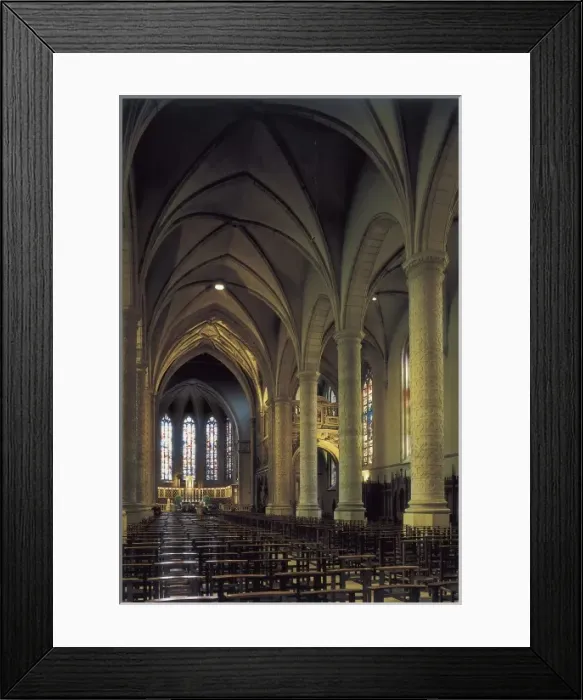 Framed Print : LUXEMBOURG. DIEKIRCH. Luxembourg. Cathedral of Framed Print : LUXEMBOURG. DIEKIRCH. Luxembourg. Cathedral of