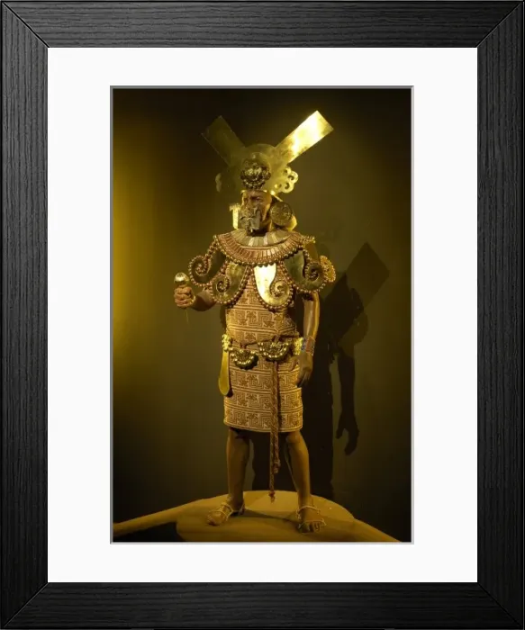 Framed Print : Representation of the Old Lord of Sipᮦquot;. Moche Framed Print : Representation of the Old Lord of Sipᮦquot;. Moche