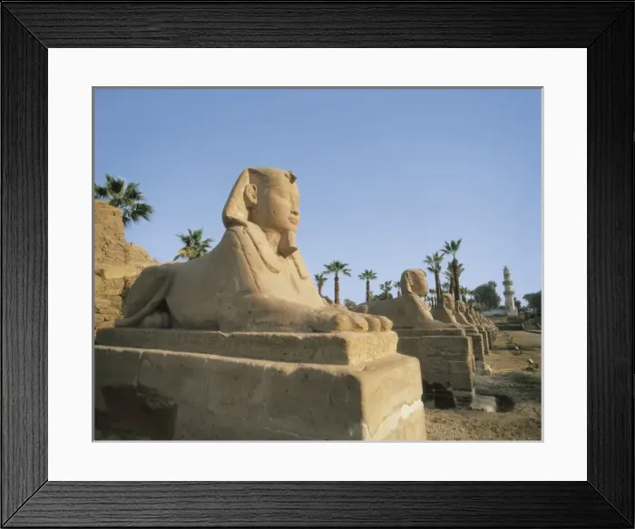 Framed Print : Temple of Amon - Ra. EGYPT. QUENA. Luxor. Thebes Framed Print : Temple of Amon - Ra. EGYPT. QUENA. Luxor. Thebes