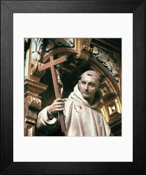 Framed Print : PEREIRA, Manuel (1614-1667). Saint Bruno. 17th Framed Print : PEREIRA, Manuel (1614-1667). Saint Bruno. 17th