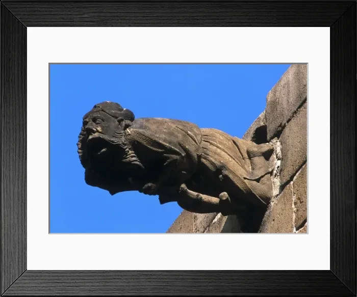Framed Print : SPAIN. Barcelona. Gothic Quarter. Gargoyle. Gothic Framed Print : SPAIN. Barcelona. Gothic Quarter. Gargoyle. Gothic