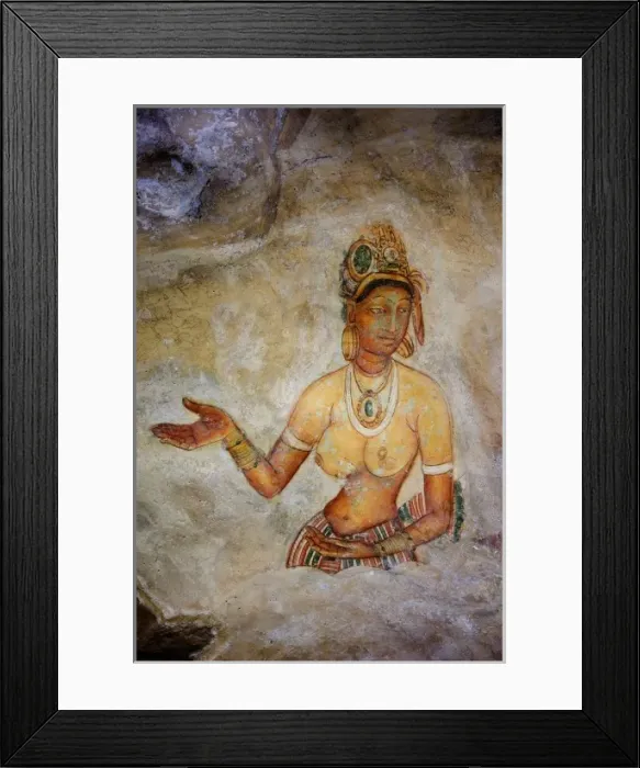 Framed Print : Maidens among clouds. 5th c. SRI LANKA. Sigiriya