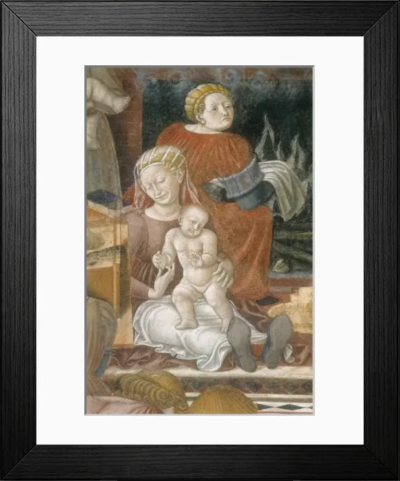 Framed Print : DOMENICO DI BARTOLO (1400-1447). Marriage of Framed Print : DOMENICO DI BARTOLO (1400-1447). Marriage of