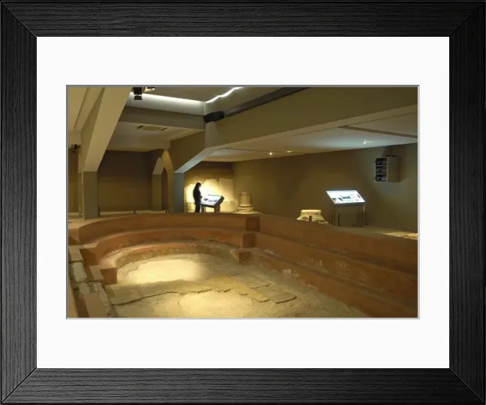 Framed Print : SPAIN. Zaragoza. Roman baths Framed Print : SPAIN. Zaragoza. Roman baths