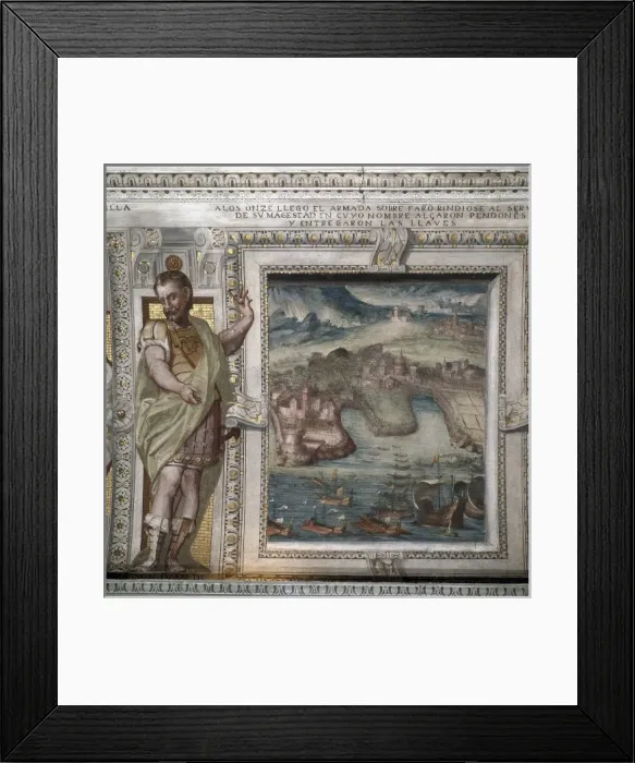 Framed Print : SPAIN. Viso del Marqu鳮Viso Palace. Philip Framed Print : SPAIN. Viso del Marqu鳮Viso Palace. Philip