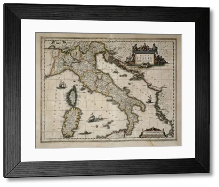 Framed Print : BLAEU, Willem Janszoon (1571-1638); BLAEU, Jan Framed Print : BLAEU, Willem Janszoon (1571-1638); BLAEU, Jan