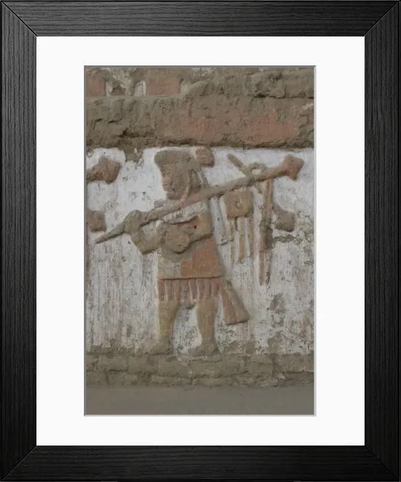 Framed Print : PERU. Trujillo. Huaca de la Luna. Huaca de la Framed Print : PERU. Trujillo. Huaca de la Luna. Huaca de la
