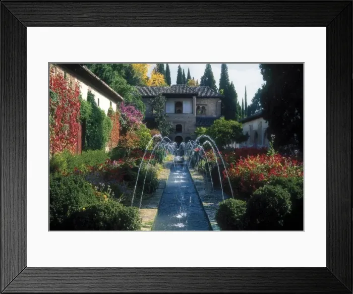 Framed Print : Generalife. SPAIN. ANDALUSIA. Granada. Alhambra Framed Print : Generalife. SPAIN. ANDALUSIA. Granada. Alhambra