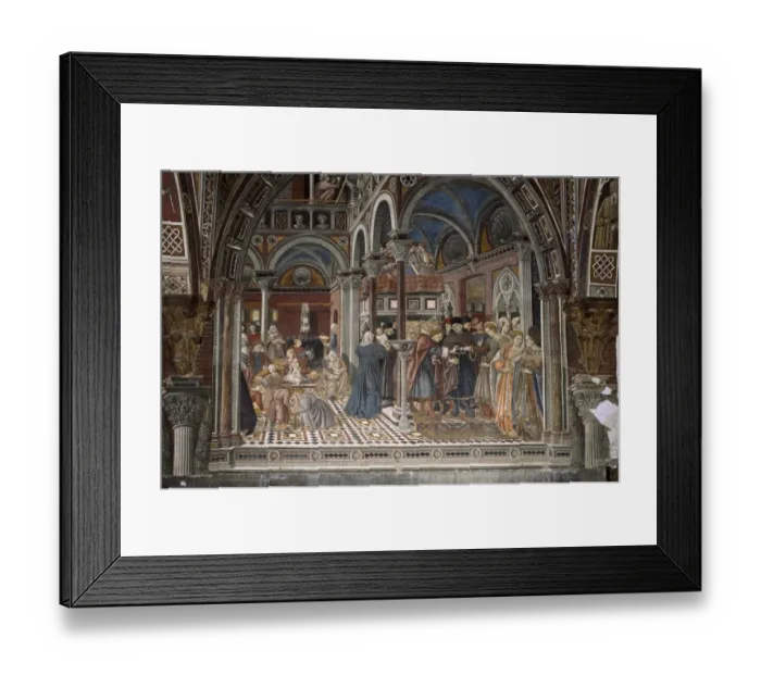 Framed Print : DOMENICO DI BARTOLO (1400-1447). Marriage of Framed Print : DOMENICO DI BARTOLO (1400-1447). Marriage of