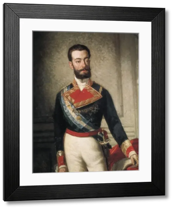 Framed Print : Amadeus of Savoye (1845-1890). King of Spain Framed Print : Amadeus of Savoye (1845-1890). King of Spain