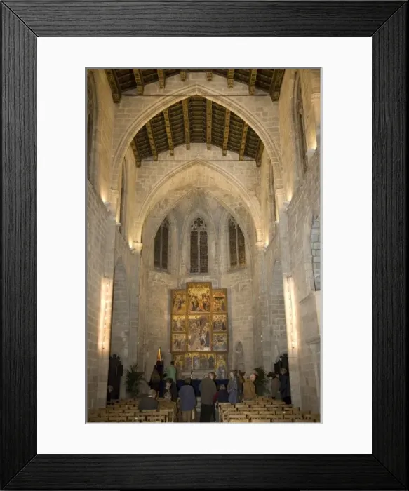 Framed Print : Royal Chapel of Saint Agatha. 14th c. SPAIN Framed Print : Royal Chapel of Saint Agatha. 14th c. SPAIN