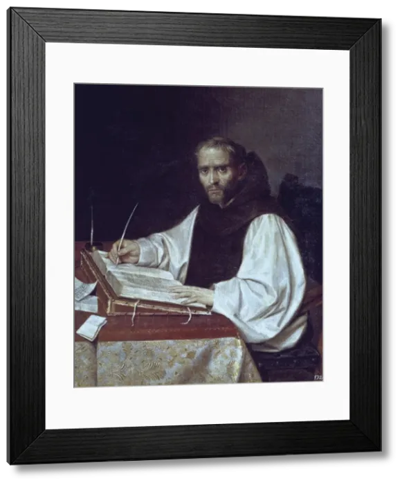 Framed Print : SIG܅NZA, Fray Jose (1544-1606). Spanish writer Framed Print : SIG܅NZA, Fray Jose (1544-1606). Spanish writer
