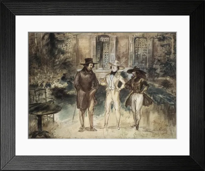 Framed Print : GRANDVILLE, Jean-Ignace-IsΤore G鲡rd, called Framed Print : GRANDVILLE, Jean-Ignace-IsΤore G鲡rd, called