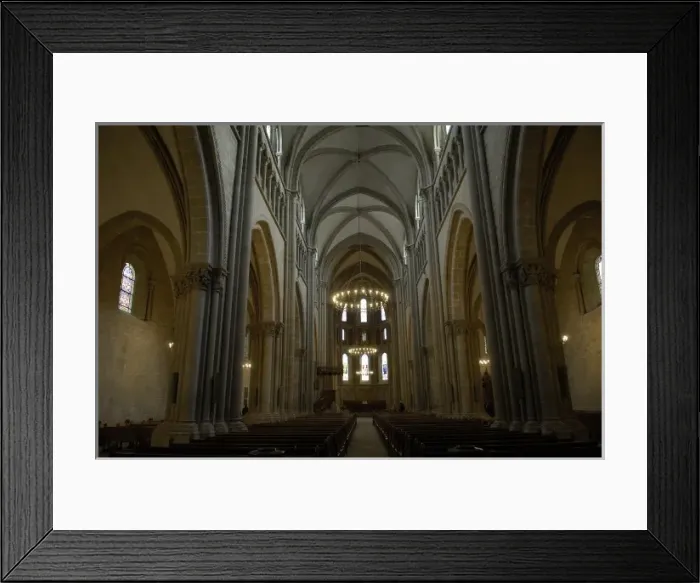 Framed Print : St Peters Cathedral. 12th-13th c. SWITZERLAND Framed Print : St Peters Cathedral. 12th-13th c. SWITZERLAND