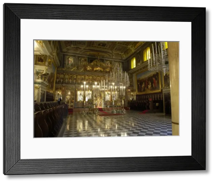Framed Print : ITALY. Trieste. Interior of the Greek-orthodox Framed Print : ITALY. Trieste. Interior of the Greek-orthodox