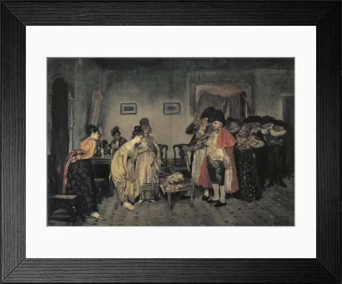 Framed Print : JIMENEZ ARANDA, Jos頨1837-1903). The Corregidor Framed Print : JIMENEZ ARANDA, Jos頨1837-1903). The Corregidor