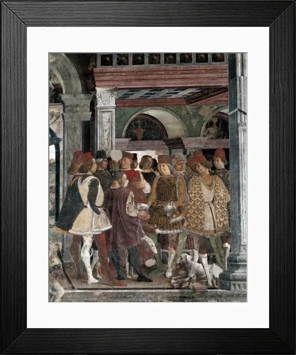 Framed Print : COSSA, Francesco del (1435-1478). The Month of Framed Print : COSSA, Francesco del (1435-1478). The Month of
