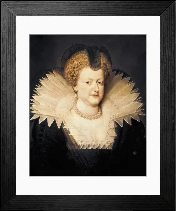 Framed Print : Marie De Medicis (1573-1642). Queen and regent Framed Print : Marie De Medicis (1573-1642). Queen and regent