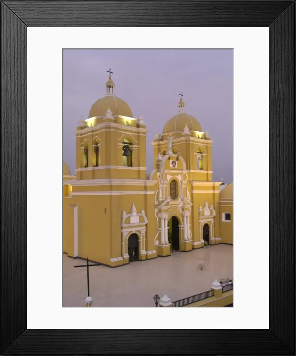 Framed Print : PERU. Trujillo. Cathedral in Arms Square Framed Print : PERU. Trujillo. Cathedral in Arms Square