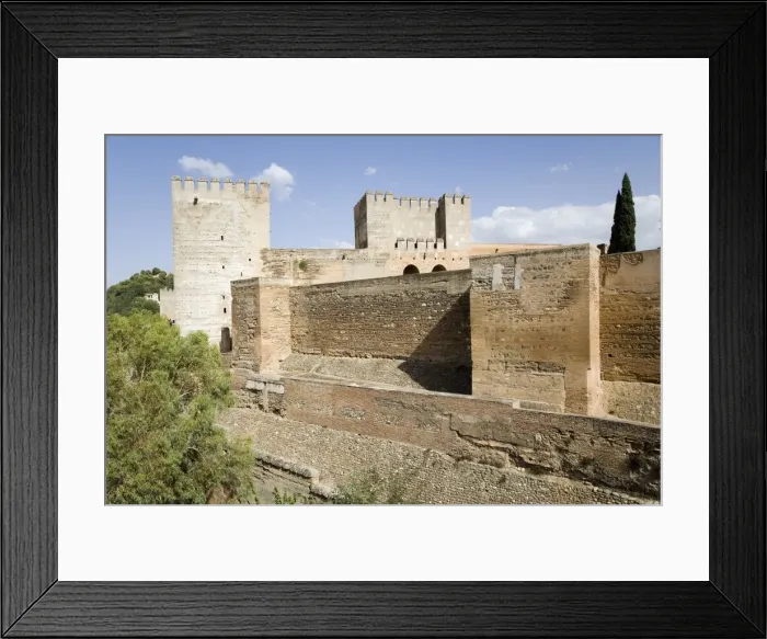 Framed Print : SPAIN. Granada. Alhambra. The Alcạr (fortress) Framed Print : SPAIN. Granada. Alhambra. The Alcạr (fortress)