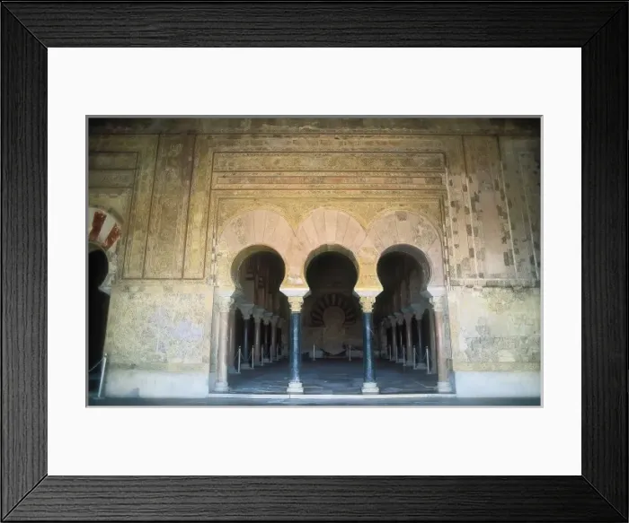 Framed Print : SPAIN. ANDALUSIA. Cordoba. Medina Azahara. Detail Framed Print : SPAIN. ANDALUSIA. Cordoba. Medina Azahara. Detail