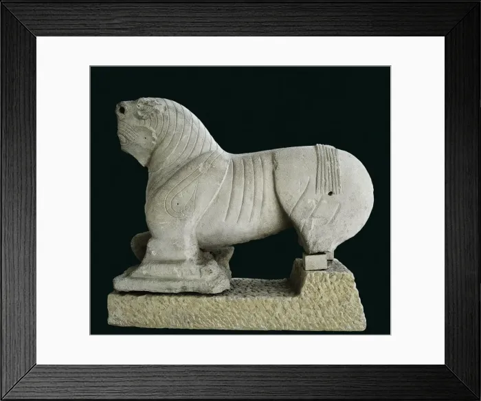 Framed Print : Bull of Porcuna. ca. 475 - 430 BC. Iberian art Framed Print : Bull of Porcuna. ca. 475 - 430 BC. Iberian art