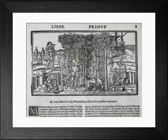 Framed Print : Horace, Quintus Horatius Flaccus (65-8 BC). Latin Framed Print : Horace, Quintus Horatius Flaccus (65-8 BC). Latin