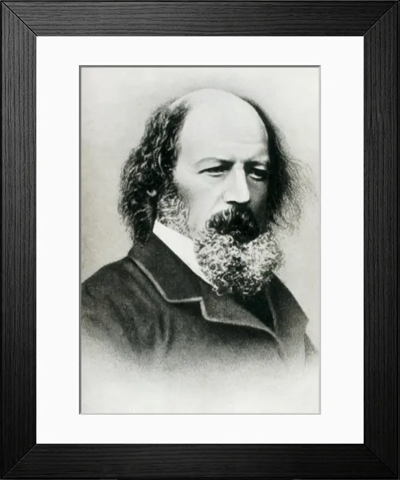 Framed Print : Tennyson, Alfred Tennyson, 1st baron (1809-1892) Framed Print : Tennyson, Alfred Tennyson, 1st baron (1809-1892)