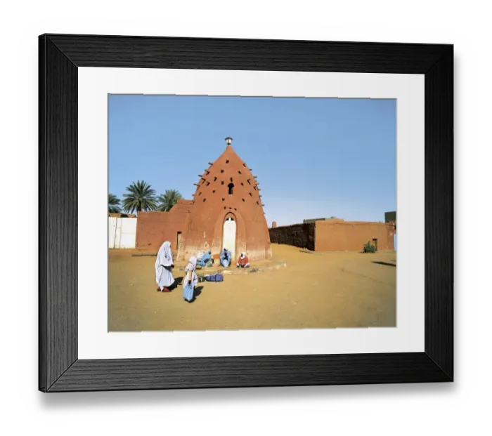 Framed Print : ALGERIA. EL OUED. Timimoune. Typical house built Framed Print : ALGERIA. EL OUED. Timimoune. Typical house built