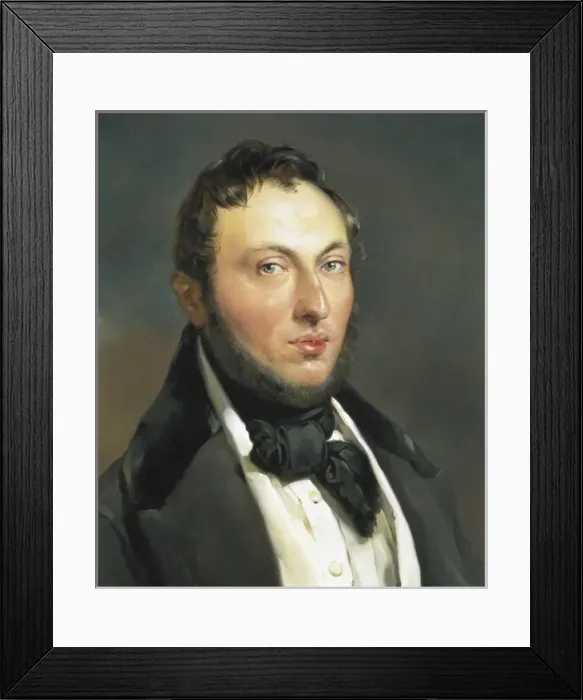 Framed Print : MADRAZO, Federico (1815-1894). Adrien Dauzats Framed Print : MADRAZO, Federico (1815-1894). Adrien Dauzats