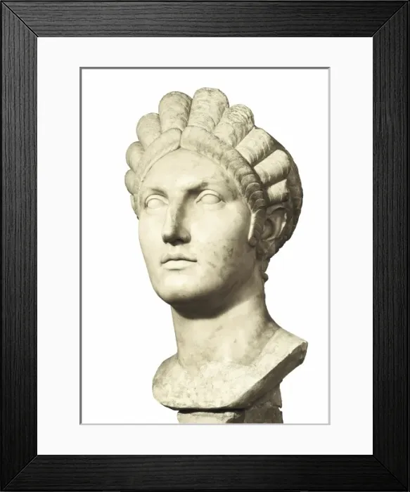 Framed Print : Bust of Marciana. 1st c. Trajans sister. Roman Framed Print : Bust of Marciana. 1st c. Trajans sister. Roman