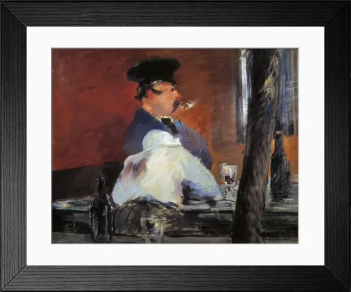 Framed Print : MANET, ɤouard (1832-1883). The Bar. 1879. Impressionism Framed Print : MANET, ɤouard (1832-1883). The Bar. 1879. Impressionism