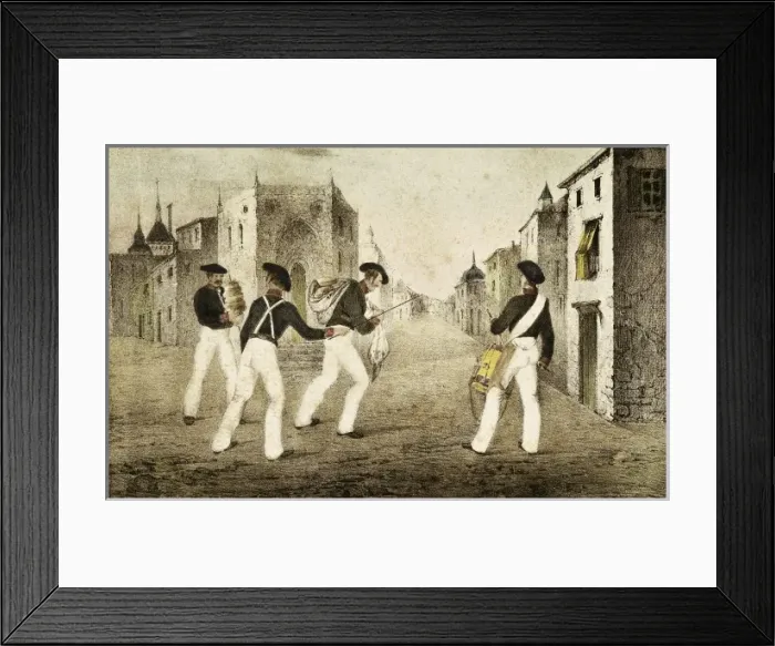 Framed Print : Spain (19th c. ). Carlist Wars. Album of the Carlist Framed Print : Spain (19th c. ). Carlist Wars. Album of the Carlist