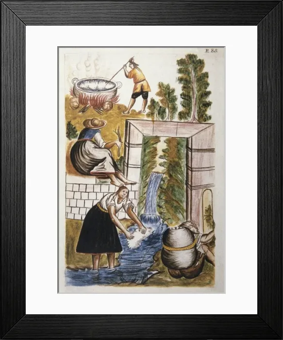 Framed Print : MART͎EZ COMPAѓN Y BUJANDA, Baltasar Jaime (1735-1797)