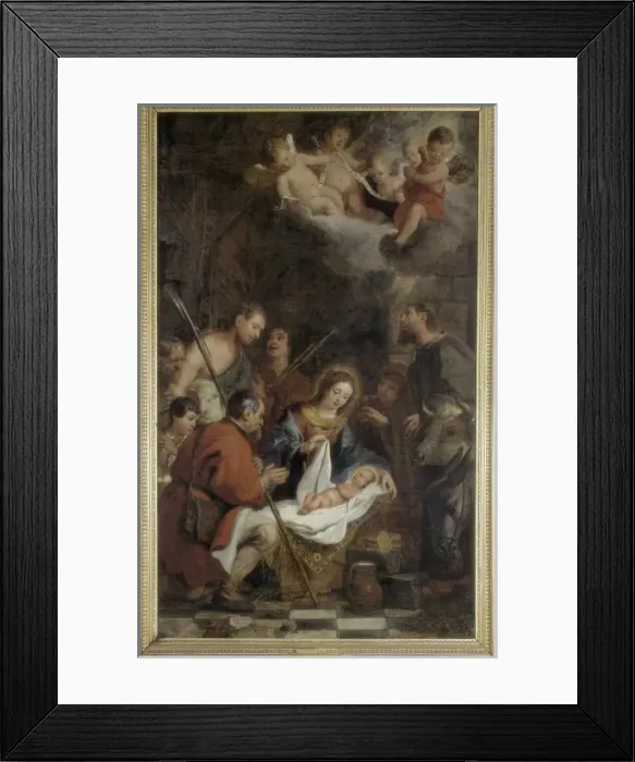 Framed Print : CRAYER, Gaspar de (1584-1669). Adoration of Framed Print : CRAYER, Gaspar de (1584-1669). Adoration of