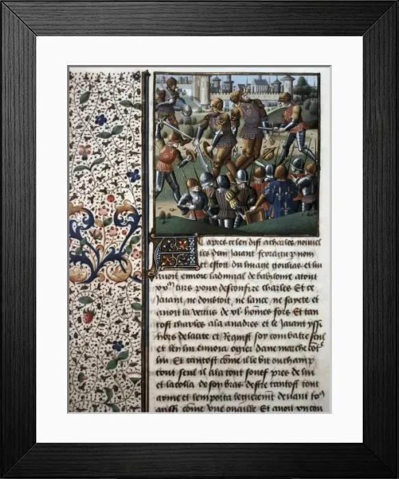 Framed Print : VINCENT of BEAUVAIS (1190-1264). Speculum historiale Framed Print : VINCENT of BEAUVAIS (1190-1264). Speculum historiale