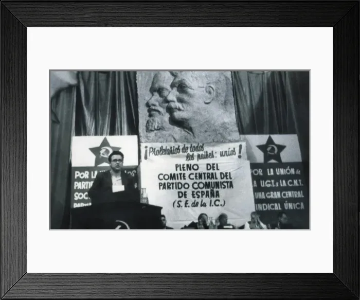 Framed Print : Spanish Civil War (1936-1939). Santiago Carrillo Framed Print : Spanish Civil War (1936-1939). Santiago Carrillo