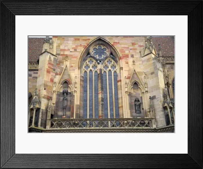 Framed Print : FRANCE. Colmar. Collegiate Church of Saint Martin Framed Print : FRANCE. Colmar. Collegiate Church of Saint Martin