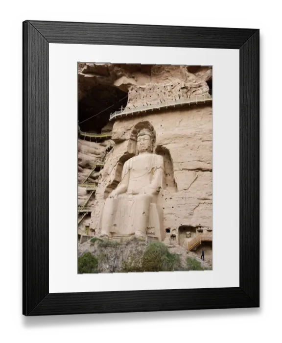 Framed Print : CHINA. NORTH WEST. The Silk Road. Binglingsi Framed Print : CHINA. NORTH WEST. The Silk Road. Binglingsi