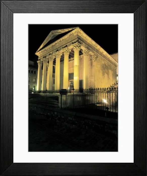 Framed Print : SPAIN. CATALONIA. BARCELONA. Vic. Roman temple Framed Print : SPAIN. CATALONIA. BARCELONA. Vic. Roman temple