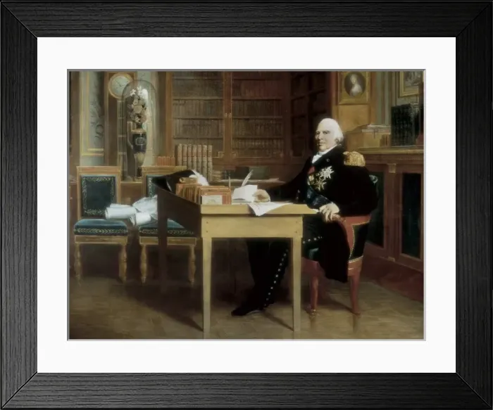 Framed Print : GERARD, Fran篩s (1770-1837). Louis XVIII, King Framed Print : GERARD, Fran篩s (1770-1837). Louis XVIII, King