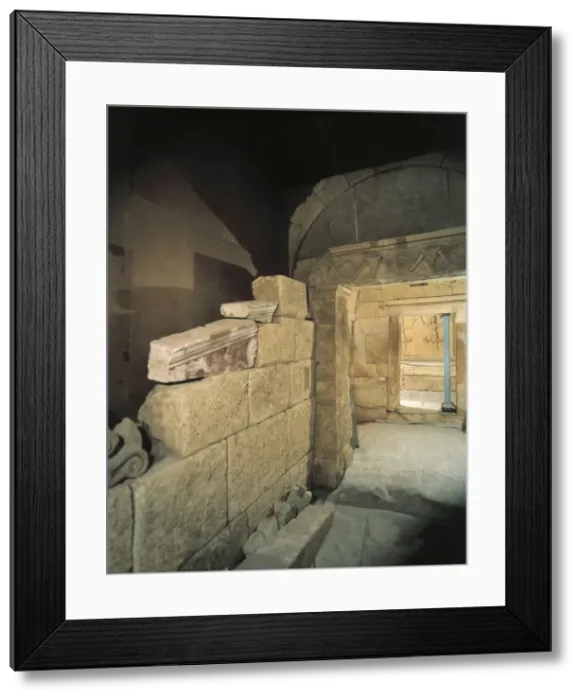Framed Print : BULGARIA. RUSE. Sveshtari. Thracian Tomb of Sveshtari Framed Print : BULGARIA. RUSE. Sveshtari. Thracian Tomb of Sveshtari