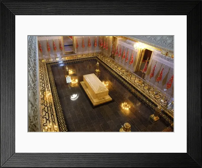 Framed Print : MOROCCO. Rabat. Mausoleum of Muhammad V Framed Print : MOROCCO. Rabat. Mausoleum of Muhammad V