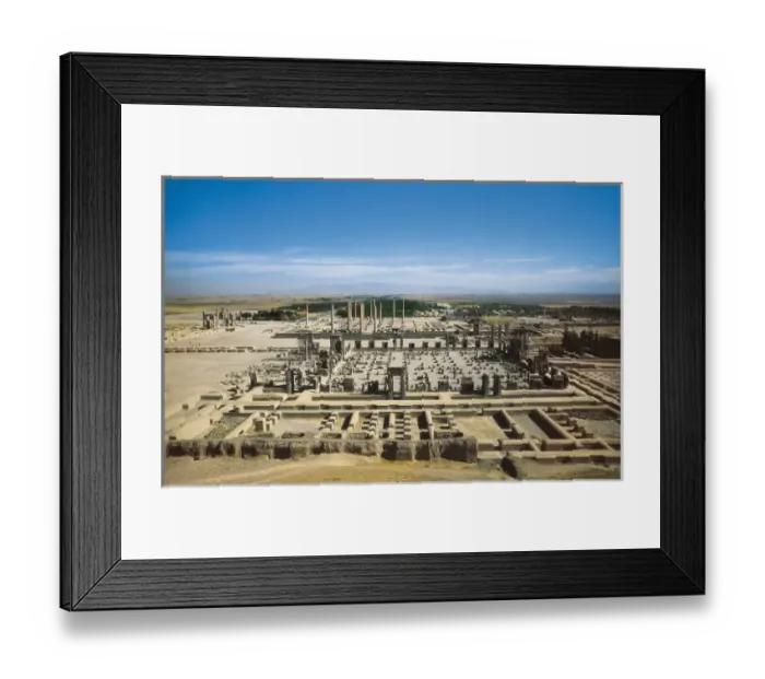 Framed Print : Palace of Darius I. 6th c. BC. IRAN. FARS. Persepolis Framed Print : Palace of Darius I. 6th c. BC. IRAN. FARS. Persepolis